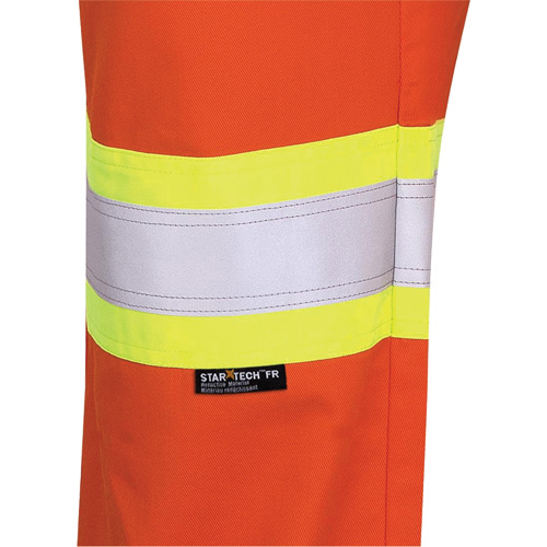 7763 Pantalon de s&eacute;curit&eacute; haute visibilit&eacute; r&eacute;sistant aux arcs &eacute;lectriques FR-Tech 88/12, 30, x 30, Orange haute visibilit&eacute;, 9,7 cal/cm² Chandler Sales