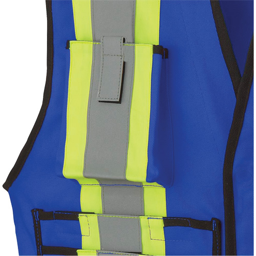 7733 FR-Tech&reg; Flame-Resistant Arc Surveyor's Vest, Small, Royal Blue, 9.7 cal/cm² Chandler Sales