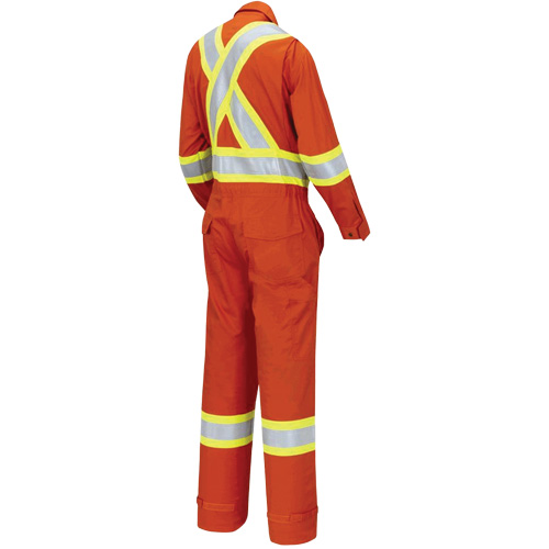 7702W FR-Tech&reg; Women's FR/Arc-Rated Coveralls, Size X-Small, High Visibility Orange, 10 cal/cm² Chandler Sales