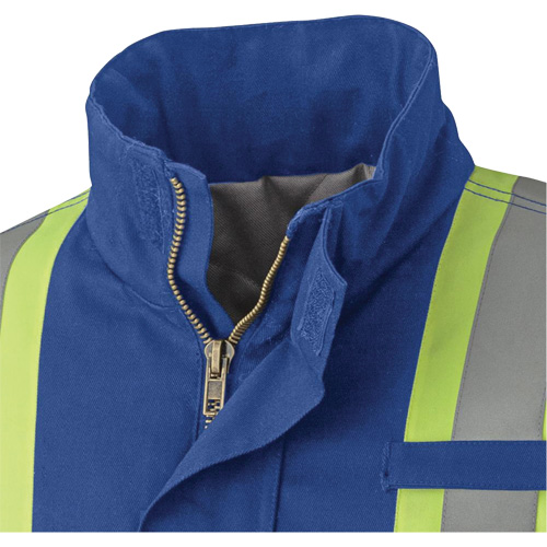 5523 Flame-Resistant Safety Parka, Small, Royal Blue, 58 cal/cm² Chandler Sales