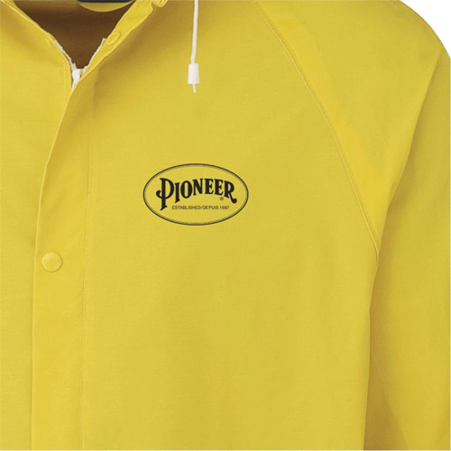 577J Rain Jacket, Polyester/PVC, Small, Yellow Chandler Sales