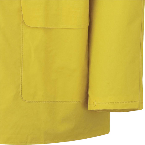 577J Rain Jacket, Polyester/PVC, Small, Yellow Chandler Sales