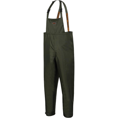 D8120P Nailhead Ripstop Tree Planter Bib Pants, X-Small, Polyester/PVC, Green Chandler Sales