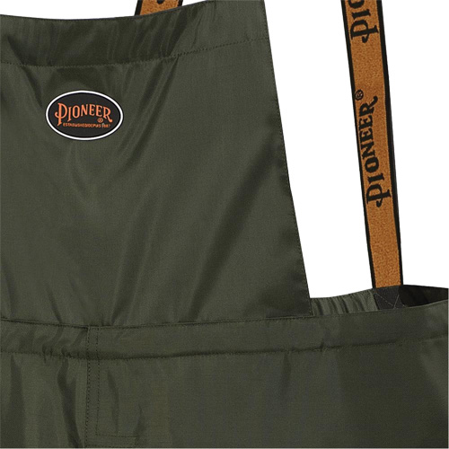 D8120P Nailhead Ripstop Tree Planter Bib Pants, X-Small, Polyester/PVC, Green Chandler Sales