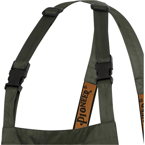 D8120P Nailhead Ripstop Tree Planter Bib Pants, X-Small, Polyester/PVC, Green Chandler Sales