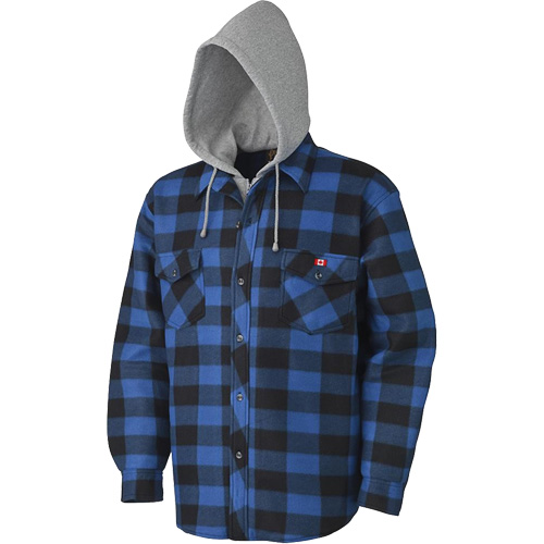 415SS Quilted Hooded Shirt, Men's, Small, Multi-Colour Chandler Sales