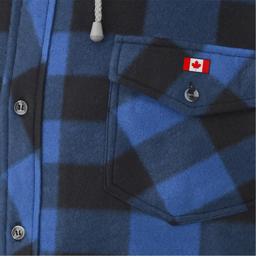 415SS Quilted Hooded Shirt, Men's, Small, Multi-Colour Chandler Sales