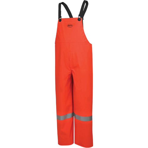 576P FR Safety Bib Pants, Small, High Visibility Orange Chandler Sales