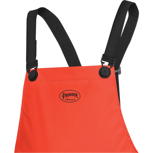 576P FR Safety Bib Pants, Small, High Visibility Orange Chandler Sales