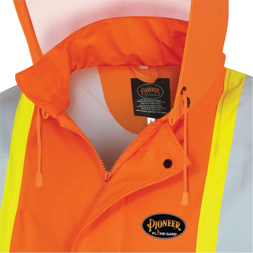 5892PKT Veste de s&eacute;curit&eacute; imperm&eacute;able &agrave; haute visibilit&eacute; ignifuge, T-petit, Orange haute visibilit&eacute; Chandler Sales