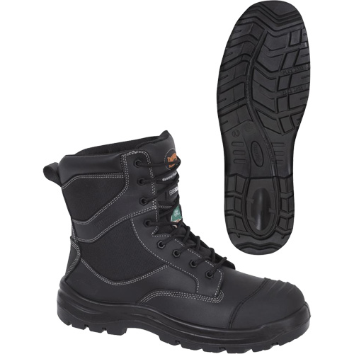 1050 Black Composite Safety Work Boots, Leather, Size 14, Impermeable Chandler Sales
