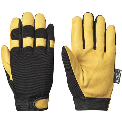 891 Gants ergonomiques isol&eacute;s de m&eacute;canicien, Paume Cuir fleur de ch&egrave;vre, Taille Petit Chandler Sales