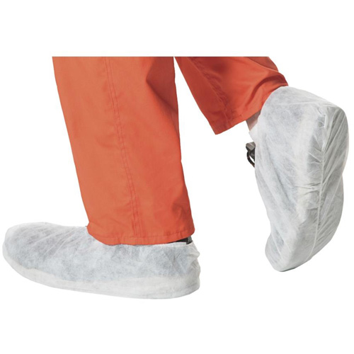 2022 Couvre-chaussures jetables, Taille unique, Polypropyl&egrave;ne, Blanc Chandler Sales
