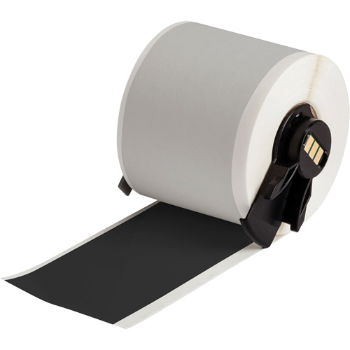 Ruban adh&eacute;sif permanent toutes saisons pour &eacute;tiquettes, Vinyle, Noir, Largeur de 2" Chandler Sales