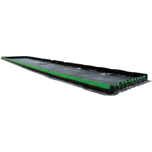 Ultimate Copolymer 2000 Ultra-Containment Berm&reg;, 12' W x 30' L x 12" H, Hinge Bracket Chandler Sales