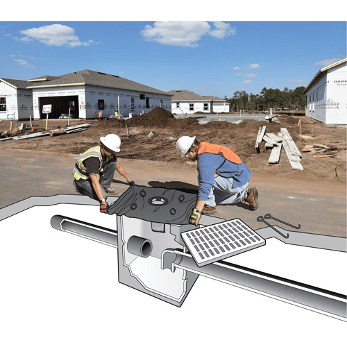 Archaea Boom Ultra-Drain Guard&reg; Catch Basic Guard, Bioremediation/Oil & Sediment, 48" L x 36" W Chandler Sales