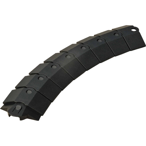 Small Ultra-Sidewinder Cable Protection System avec capuchons, 39,5" x 3" x 0,8", 2000 lb (1 tonne) Chandler Sales