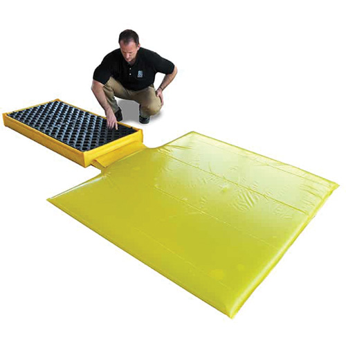 2-Drum Flexible Ultra-Spill Deck&reg; Bladder System, 88 US gal. Spill Capacity, 48" x 27" x 5" Chandler Sales
