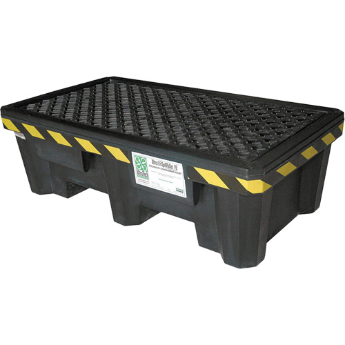 Ultra-Spill Pallet mod&egrave;le &eacute;conomique, 2 barils, Capacit&eacute; de d&eacute;versement 66 gal. US, 53" x 29" x 16,5" Chandler Sales