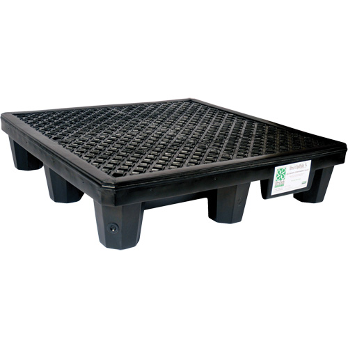 4-Drum Economy Ultra-Spill Pallet&reg;, 66 US gal. Spill Capacity, 53" x 53" x 11.8" Chandler Sales
