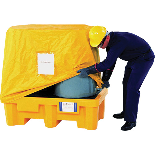 2-Drum Spill Pallet Pullover Cover Chandler Sales