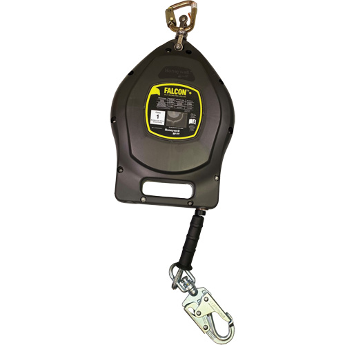 Cordage de s&eacute;curit&eacute; autor&eacute;tractable Falcon +, 50', Acier galvanis&eacute;, Pivotant Chandler Sales