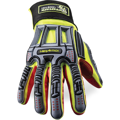 Gants r&eacute;sistants aux coupures Rig Lizard 2028X, 6/T-petit, Paume en Synth&eacute;tique/PEHP, Poignet &eacute;lastique/Boucle et crochet Chandler Sales