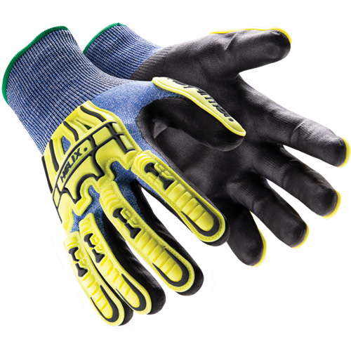 Helix&reg; 3016 Impact Gloves, 7/Small, HPPE Palm, Elastic/Knit Wrist Cuff Chandler Sales