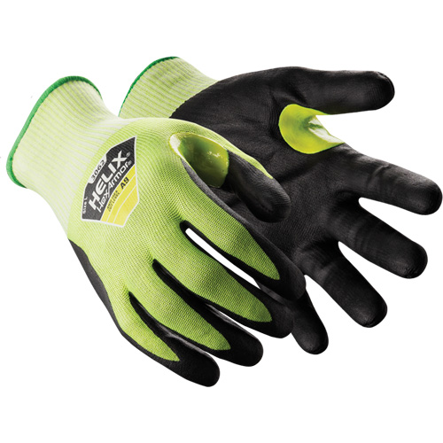 Gants r&eacute;sistants aux coupures Helix 3062, Taille 6/T-petit, Calibre 18, Rev&ecirc;tement Mousse de nitrile, Enveloppe en PEHP, ASTM ANSI niveau A9 Chandler Sales