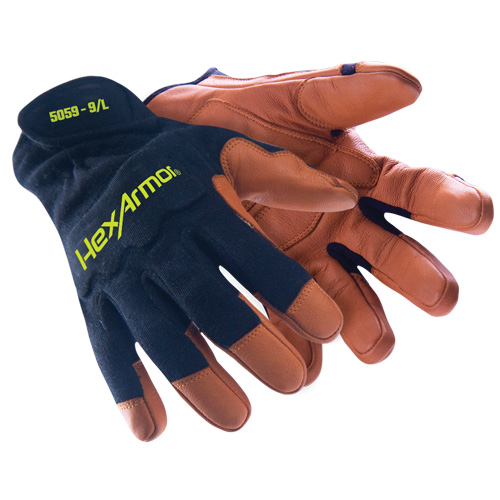 Gants de soudage HeatArmor 5059, Cuir fleur de ch&egrave;vre, Taille Petit/7 Chandler Sales