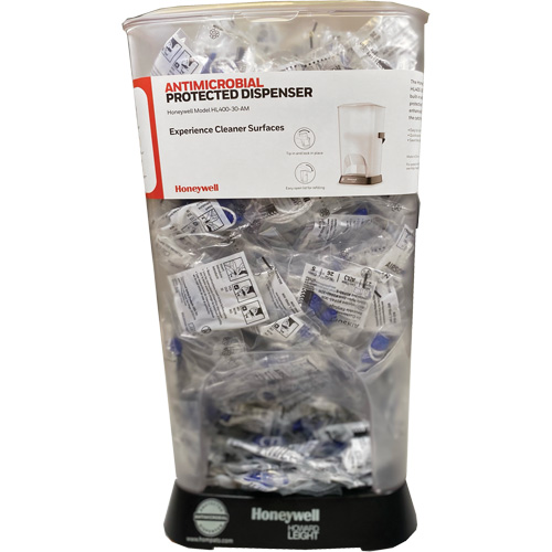 Distributeur de bouchons doreille filaires HL400 AM avec boîte de bouchons doreille AS-30W Chandler Sales