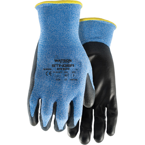 Gants anticoupures 359 Stealth Stinger, Taille Moyen, Calibre 15, Rev&ecirc;tement Polyur&eacute;thane, Enveloppe en Fibre de verre/Nylon/Spandex, ASTM ANSI niveau A2/EN 388 niveau B Chandler Sales