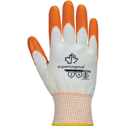 Dexterity&reg; Gloves, 6/X-Small, Foam Nitrile Coating, 15 Gauge, Cotton Shell Chandler Sales