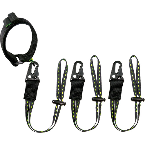 GearLink Wrist Lanyard with Interchangeable Ends, Fixed Length, Hook & Loop/Loop Chandler Sales