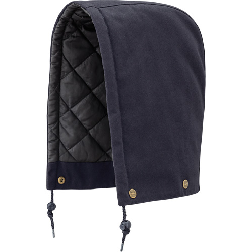 538 Hood for Quilted Safety Parka, Bomber or Coverall, Navy Blue, Cotton Chandler Sales