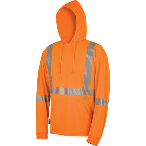 6964 Chandail &agrave; capuchon de s&eacute;curit&eacute; en il-de-perdrix, Petit, Orange haute visibilit&eacute; Chandler Sales
