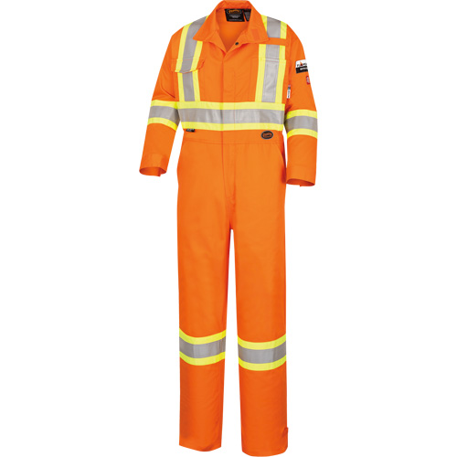5551T Flame-Gard&reg; FR/Arc-Rated Coverall, Size 42 (Tall), High Visibility Orange, 9.1 cal/cm² Chandler Sales