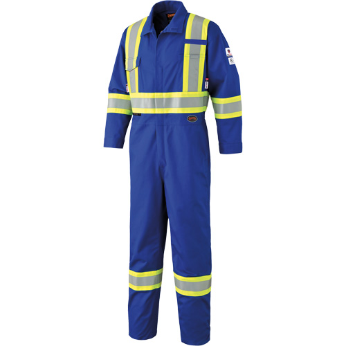 7704T FR-Tech&reg; Arc-Rated Coverall, Size 40 (Tall), Royal Blue, 10 cal/cm² Chandler Sales