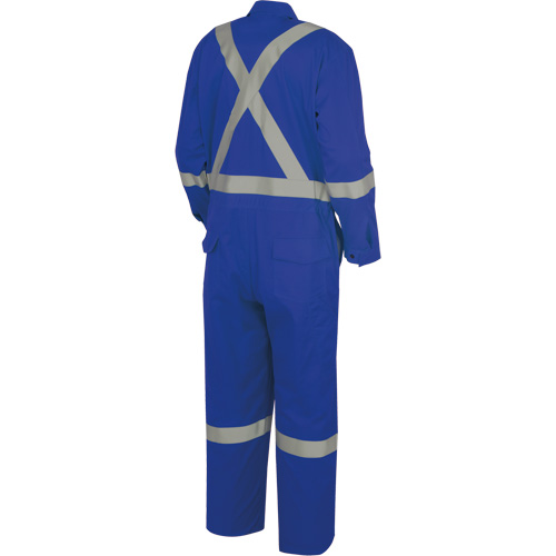 7709A "The Rock" FR-Tech&reg; High Visibility FR/Arc Rated Coveralls, Size 36, Royal Blue, 10 cal/cm² Chandler Sales