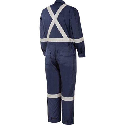 4481T Flash-Gard&reg; FR/Arc Rated Welding Coveralls, 56 (Tall), Navy Blue Chandler Sales