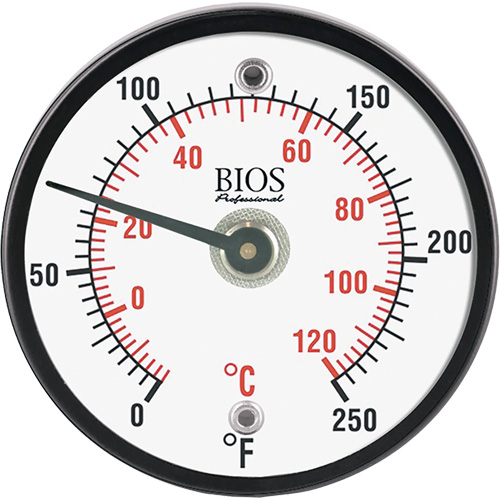 Magnetic Surface Thermometer, Non-Contact, Analogue, 0-250°F (-20-120°C) Chandler Sales