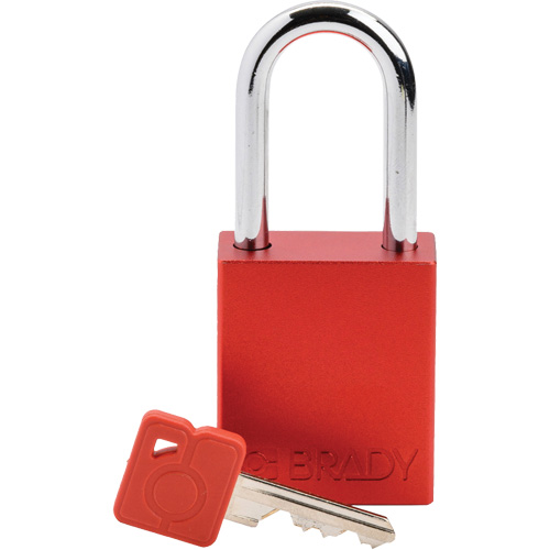 Cadenas de s&eacute;curit&eacute;, Cadenas de s&eacute;curit&eacute;, Cl&eacute;s diff&eacute;rentes, Aluminium, Largeur de 1-1/2" Chandler Sales
