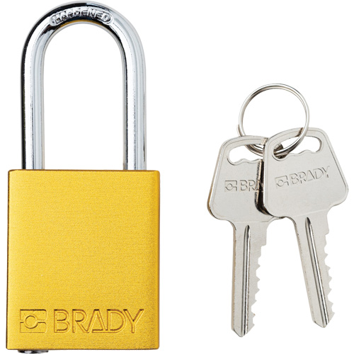 Cadenas de s&eacute;curit&eacute;, Cadenas de s&eacute;curit&eacute;, Cl&eacute;s diff&eacute;rentes, Aluminium, Largeur de 1-1/2" Chandler Sales