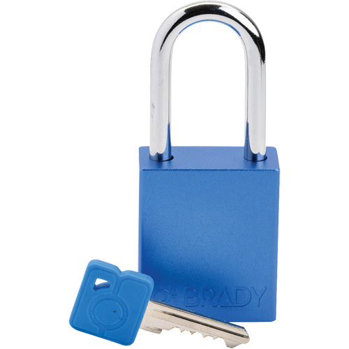 Cadenas de s&eacute;curit&eacute;, Cadenas de s&eacute;curit&eacute;, Cl&eacute;s diff&eacute;rentes, Aluminium, Largeur de 1-1/2" Chandler Sales