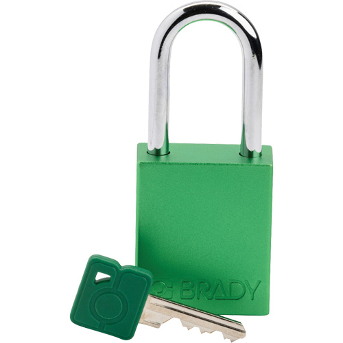 Cadenas de s&eacute;curit&eacute;, Cadenas de s&eacute;curit&eacute;, Cl&eacute;s diff&eacute;rentes, Aluminium, Largeur de 1-1/2" Chandler Sales