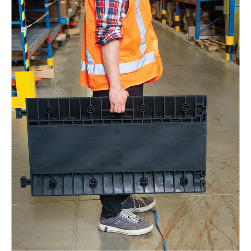 Polyurethane Cable Protector, 5 Channels, 35.43" L x 19.69" W x 2" H Chandler Sales