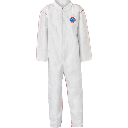 SFR Coveralls with Collar, Medium, White, Tyvek&reg; 400 Chandler Sales