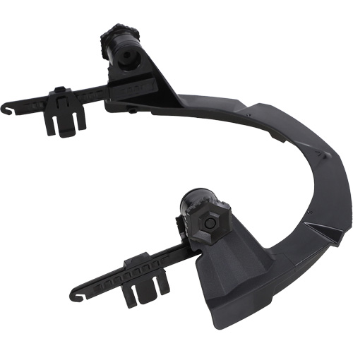 Support PBT V-Gard pour casques MSA &agrave; fente et bordure compl&egrave;te sans contr&ocirc;le des d&eacute;bris Chandler Sales