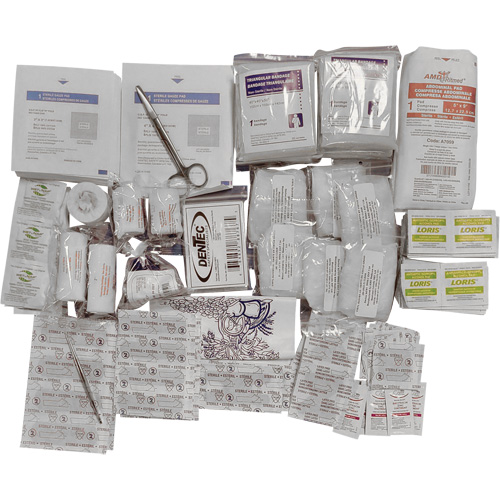 Trousse de premiers soins de base et recharge Shield, R&eacute;pond &agrave; la norme CSA Z1220-17 type 2 environnements &agrave; faible risque, Moyen (26-50 travailleurs) Chandler Sales