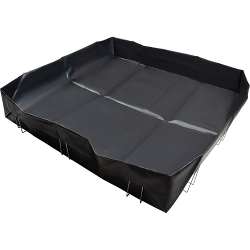 Wire Bracket Berm, 268 US gal. Capacity, 6' W x 6' L x 12" H, L-Bracket Chandler Sales